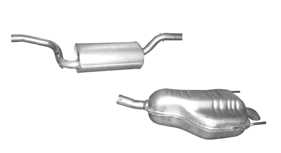 Schalldämpfer (Vor-, Mittel-, Endschalldämpfer)